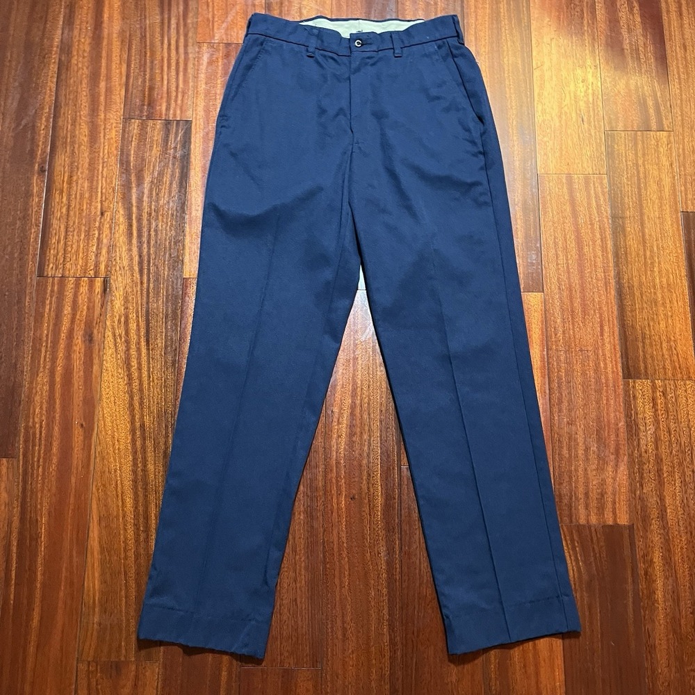 Bulwark FR Pants Mens 32 31x32 Navy Blue Flame Resistant Workwear Cat 2 Mechanic